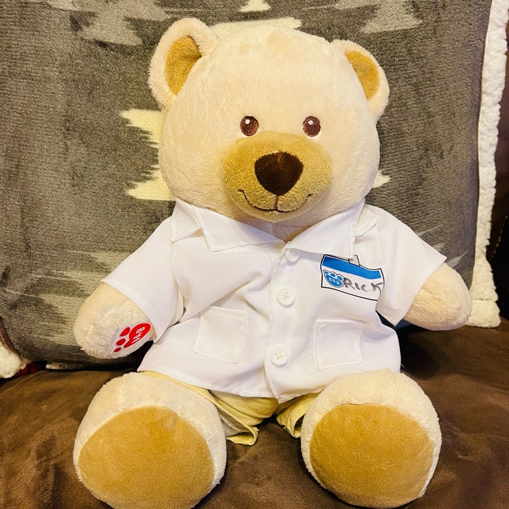 Build -A-Bear with doctor/ pharmacist/ veterinarian uniform